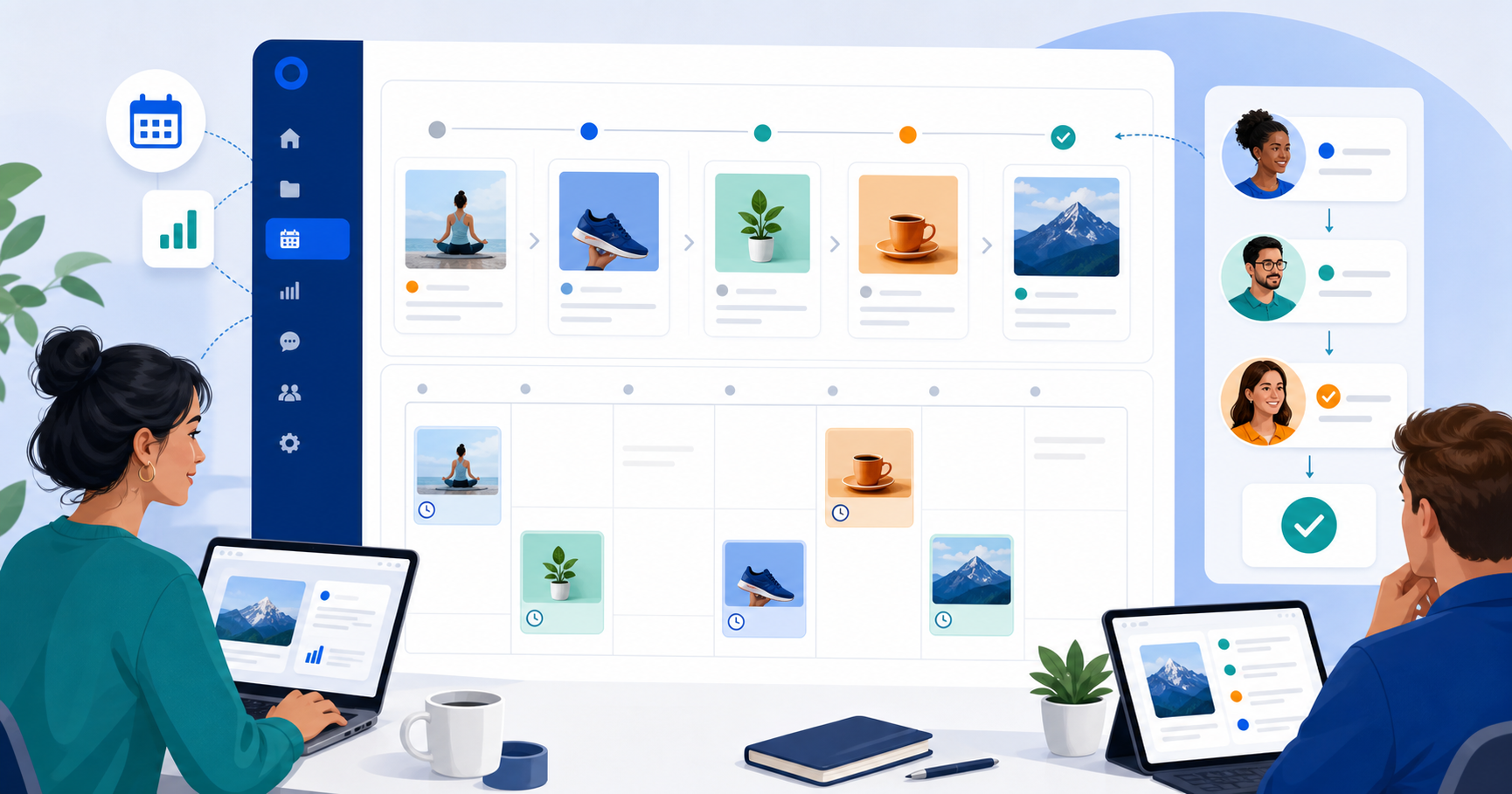 How to Schedule Posts for a Marketing Team